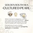 thumbnail image 6 of ANGARA Golden South Sea Cultured Pearl Ring with Spiral Metal Loop in 14K White Gold for Women | June Birthstone, Birthday, Anniversary, Jewelry Gift for Women | Pearl Ring, 6 of 8