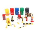thumbnail image 3 of HILABEE Mini Panneaux de Signalisation Jouets Modèle Scène pour Décoration de Bureau 1/36 Panneaux de Rue 17 Pcs, 3 of 9