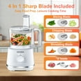 thumbnail image 6 of VAVSEA 8 Cup Food Processor and Vegetable Chopper for Dicing, Slicing, Shredding, and Mincing, New Food Chopper for Vegetables, Meat, Grains, Nuts, 6 of 8