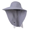 thumbnail image 1 of Generic Grey Mesh Side-Tie Sun Hat for Outdoor Adventures – Beach, Pool, Hiking & More, 1 of 6