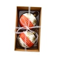 thumbnail image 3 of 2 Adornos Navideños de Bolas, Colgantes para Árbol de Navidad, Manualidades Navideñas Estilo E, 3 of 9