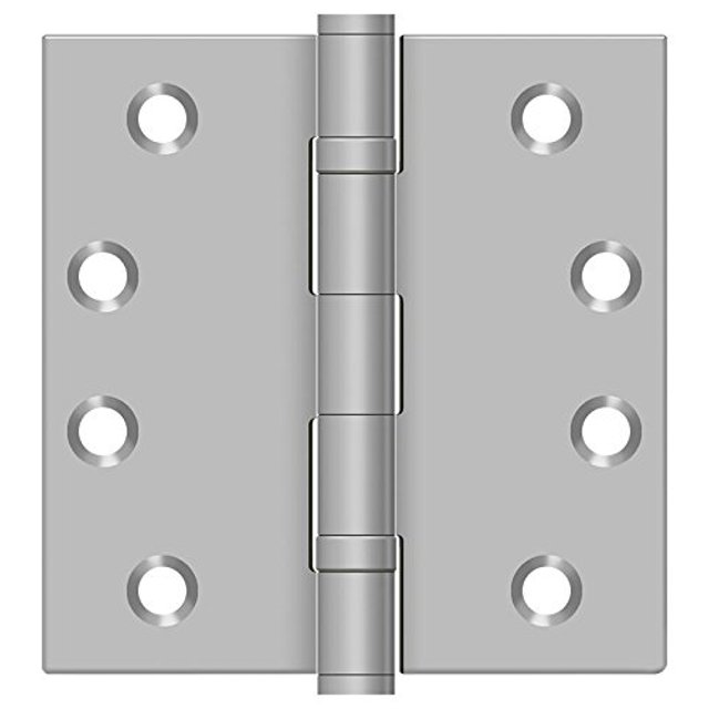 Deltana SS44BU32D-R Residential Stainless Steel 4-Inch x 4-Inch Square Hinge