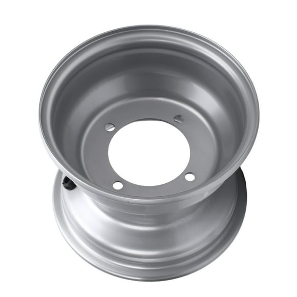 Rimbre De Rueda De 8 ", 18x9.50-8 aleación De Aluminio Rimbre De 8 Pulgadas Cubo De Llanta Atv Rueda De Rueda Para Go Karts Carts Plateado