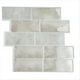 thumbnail image 1 of Azulejos Autoadhesivos para Pared de Baño, Resistentes Al Agua, de Piedra Beige, 10 Láminas., 1 of 5