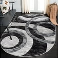 thumbnail image 3 of MDA Rug Imports Orelsi Collection Abstract Area Rug Grey/Black 9'6" x 13'10" Geometric,Abstract Stain Resistant 10' x 14' Indoor,Accent Living, 3 of 5