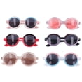 thumbnail image 2 of Gafas de sol redondas BuyWeekMX 6 pares para niños coloridas, 2 of 9
