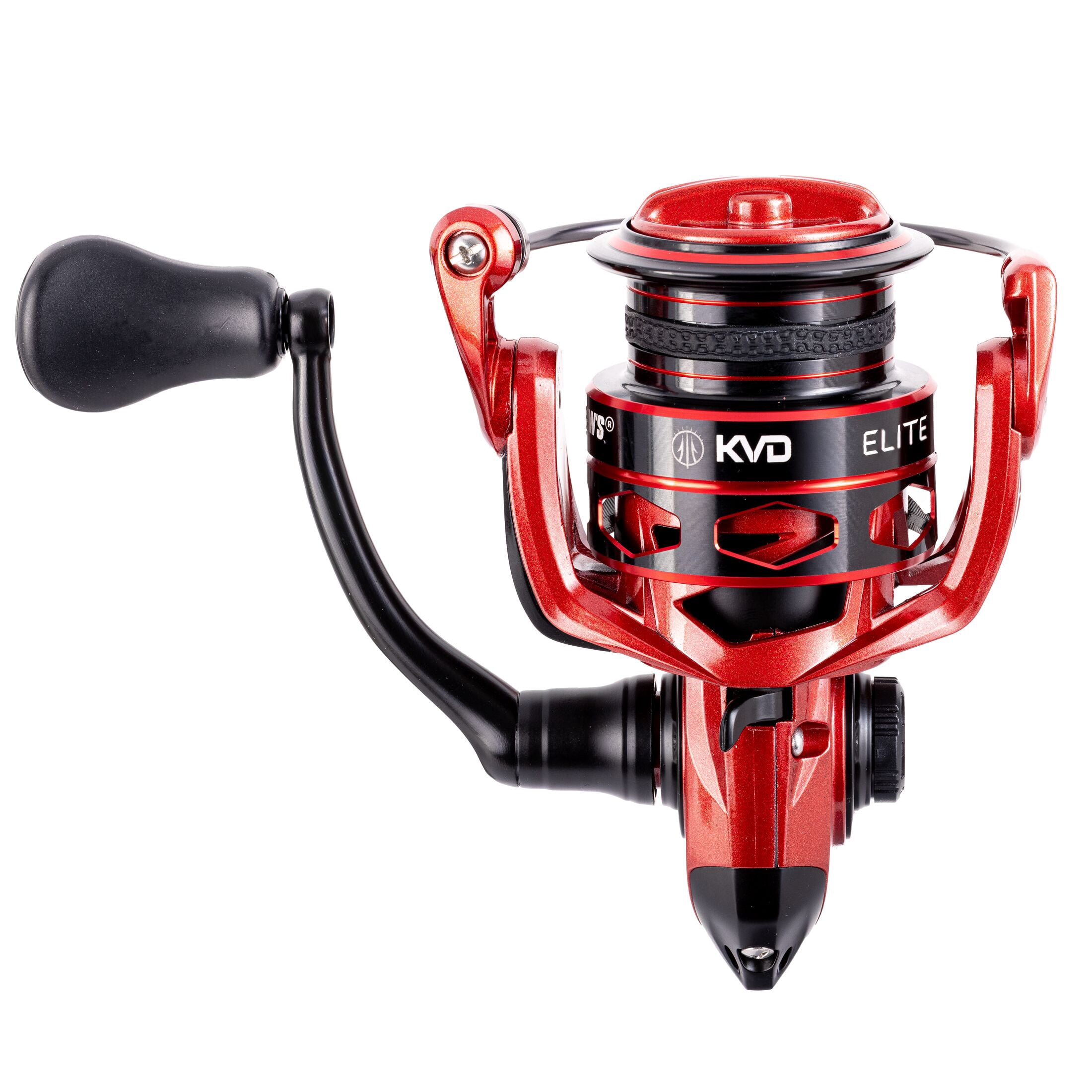 Lew’s KVD Elite Spinning Fishing Reel, Size 300, 6.2:1 Gear Ratio, 6+1 Bearings, Shallow Spool