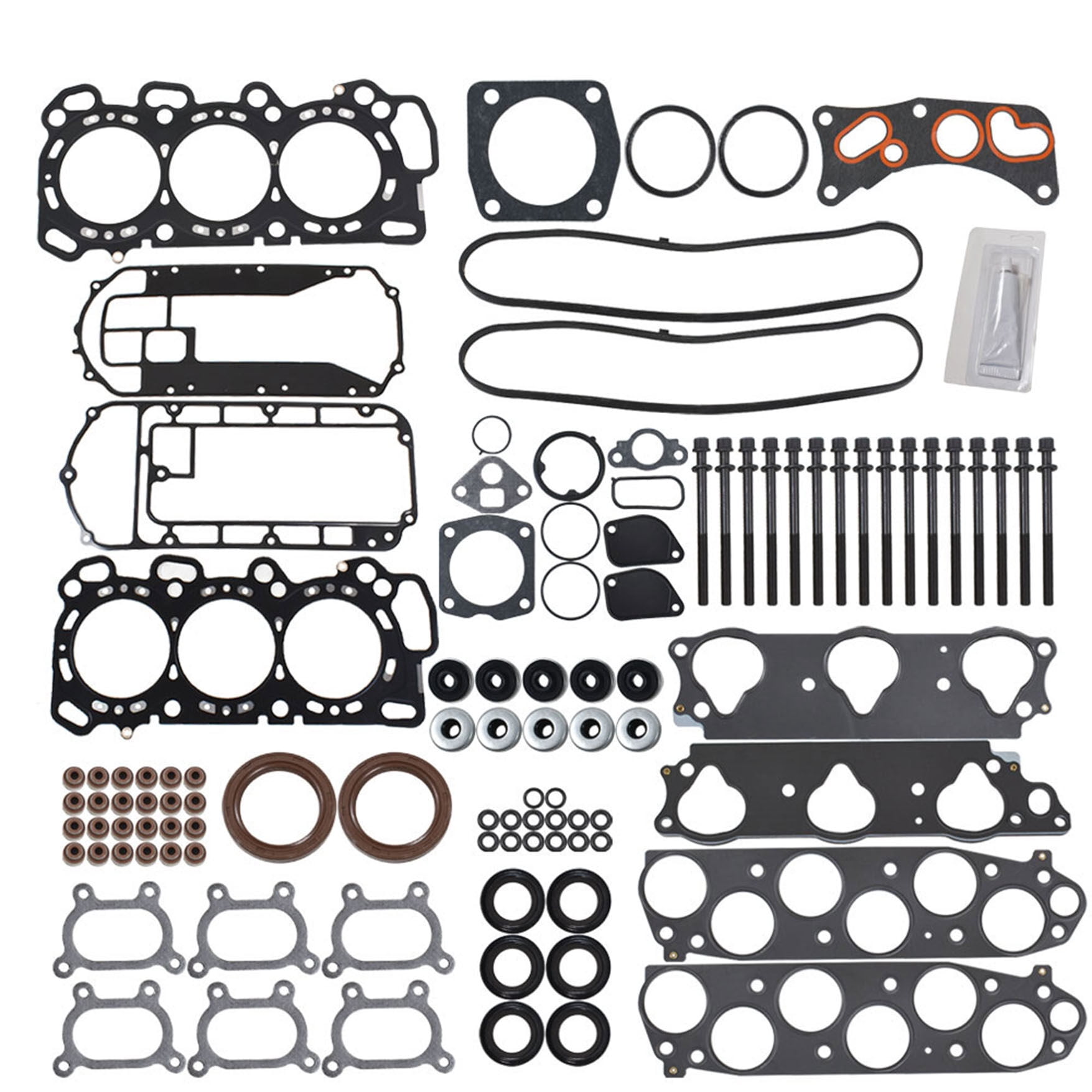 Cylinder Head Gasket Kit with Bolts Replacement for Odyssey Pilot MDX RL TL HS26265PT1
