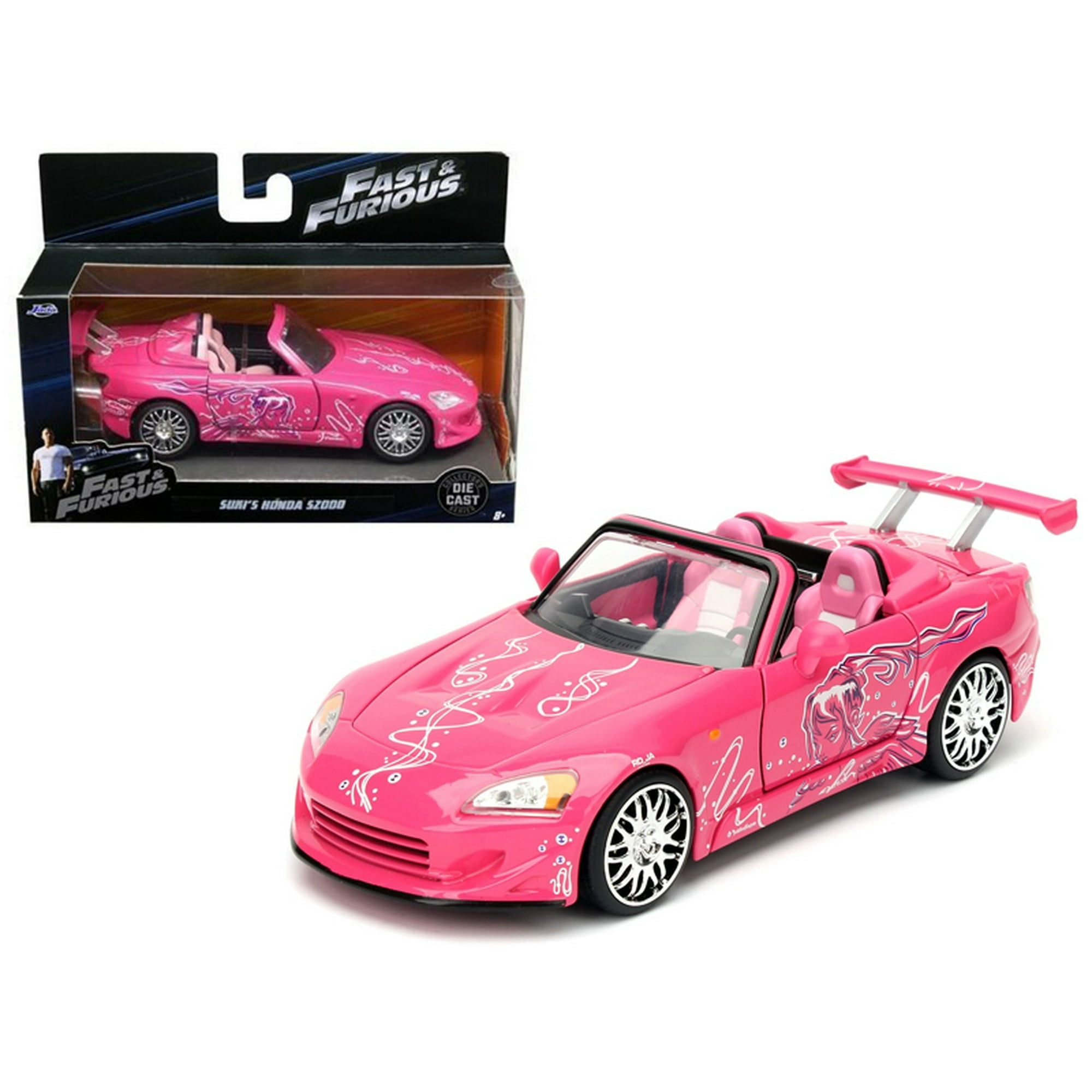 JADA FAST AND FURIOUS SUKI'S 2001 HONDA S2000 PINK 1:24