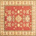thumbnail image 1 of Ahgly Company Indoor Square Geometric Brown Traditional Area Rugs, 4' Square, 1 of 4