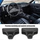 thumbnail image 4 of 2PCS Sun Visor Mount Bracket Clip 94473143900 Black Compact Structure Scratch Resistant Fit for 924 944 968, 4 of 5