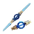 thumbnail image 1 of Sparkblade Expandable Light Up Sword with FX Sound & Motion Sensor, 7 Color Changing LED Saber Toy, Auto-Eject Sheath for Kids Cosplay, Halloween, Display, 1 of 8