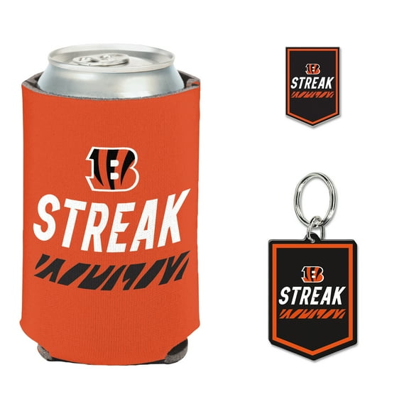 WinCraft Cincinnati Bengals Streak Three-Piece Fan Bundle