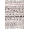 thumbnail image 1 of Casavani Indian Traditional Kilim Gray Dining Room Floor Rug Rectangle rug 6x8 feet, 1 of 5