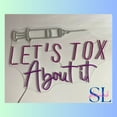 thumbnail image 4 of Shinelab Let's Tox About It Neon Sign, Botox Filler Wall Art Light, Beauty Salon Wall Decor 01191, 4 of 4