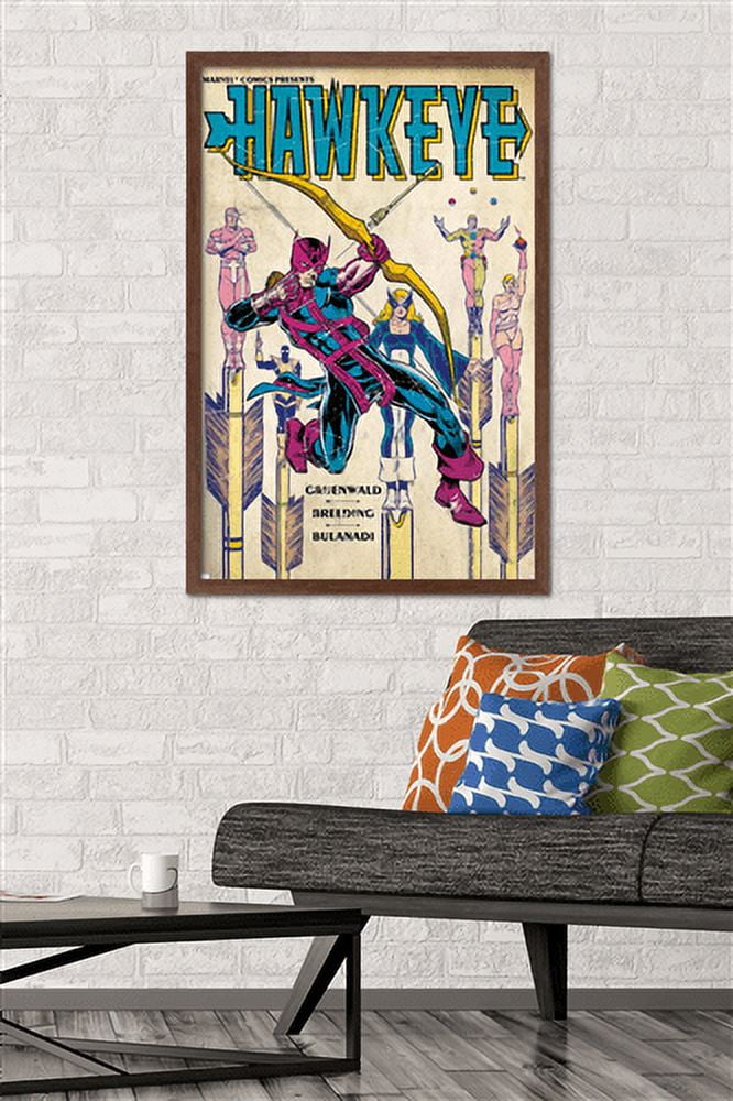 Marvel Comics - Hawkeye - Hawkeye #3 Wall Poster, 22.375" x 34", Framed