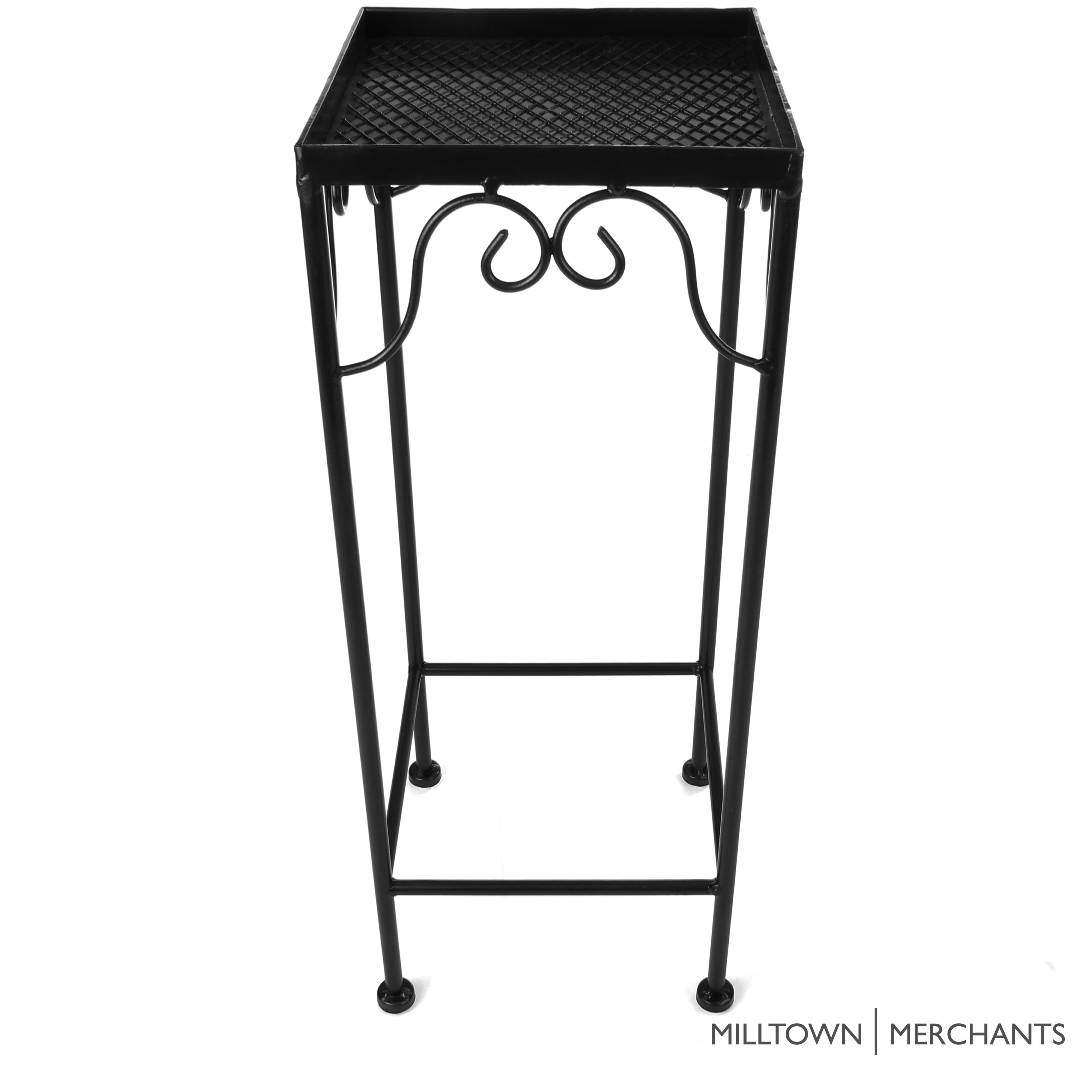 Milltown Merchants Indoor/Outdoor Plant Stand Nesting Accent Side