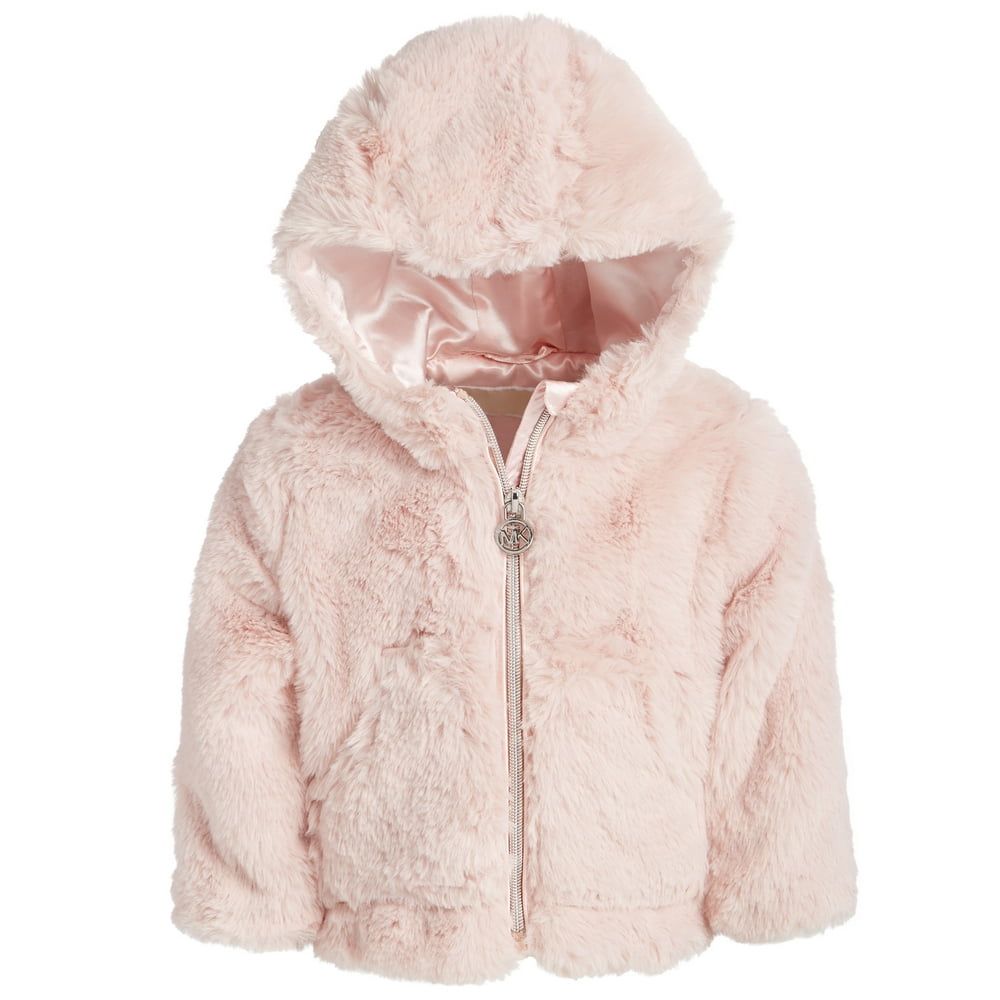 Michael Kors Infant Girls Hooded Fauxfur Jacket