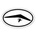 thumbnail image 1 of CafePress - Hang Glider Oval Sticker - Sticker (Oval), 1 of 1