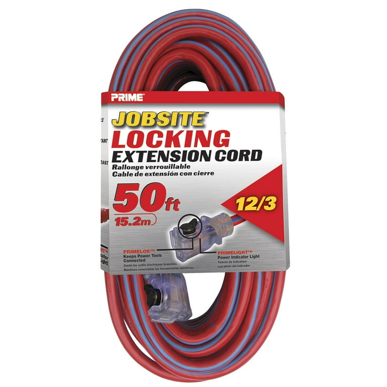 Southwire 25ft 12 3Prong Outdoor Sjtw Heavy Duty Lighted, 56 OFF