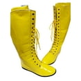 thumbnail image 3 of Yellow Adult Pro Wrestling Boots WWF WWE Hogan Costume Hulk Super Hero Boxer, 3 of 7