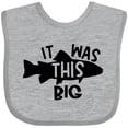 thumbnail image 3 of Inktastic It Was This Big Fishing Humor Boys or Girls Baby Bib, 3 of 4