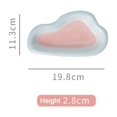 thumbnail image 2 of Cuenco de cerámica para mascotas con forma de nube, cuenco de agua para comida para gatos, plato poco profundo para gatos para mascotas, 2 of 6