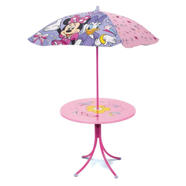 Minnie Mouse Patio Table with Umbrella, Kids Patio Table - Walmart.ca