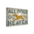 thumbnail image 2 of Trademark Fine Art 'All Dogs Go to Heaven III' Canvas Art by Ryan Fowler, 2 of 3