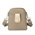 thumbnail image 3 of Bolso bandolera Cartera informal para mujer, correa ancha ajustable multicapa, resistente al agua, bolso diario para mujer, 3 of 9