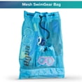thumbnail image 2 of Aqua Dolfino Mesh Swimwear Bag with Shoulder Straps, Blue, 2 of 9