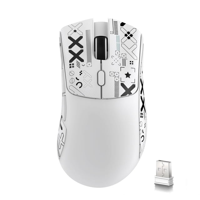 Ratón para juegos ATTACK SHARK R1 inalámbrico trimodo 55 g 18 K DPI