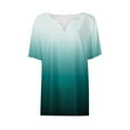 thumbnail image 5 of Women Clothing Womens Tops Plus Size Dressy Womens Plus Size 100 Percent Cotton Tops Women V Neck Tunic Tops Women Summer Clothes Trendy, 5 of 5
