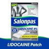 Salonpas Lidocaine Max Strength Pain Relieving Gel Large Patch, 9ct, 3-Pack