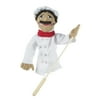 Melissa & Doug Chef Puppet with Detachable Wooden Rod (Puppets & Puppet Theaters, Animated Gestures, Inspires Creativity, 15” H x 5” W x 6.5” L)