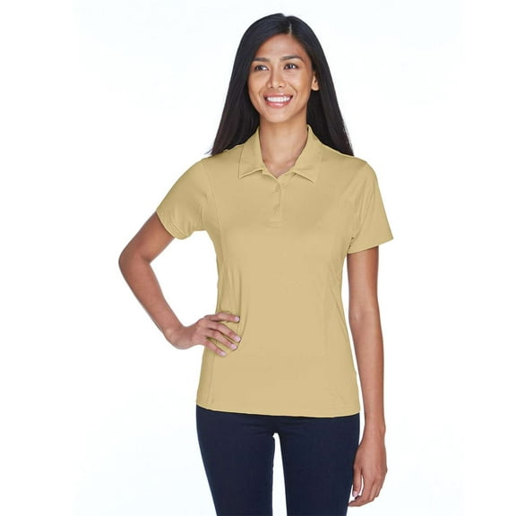 Team 365 TT20W Women's Charger Performance Polo-SPORT VEGAS GOLD-S