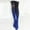 Blue, variant on Thigh High Socks for Women featuring Gradient Striped Patterns crafted with Silky Nylon for Costume Parties and Themed Events in Multiple Colors Purple