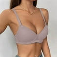 thumbnail image 4 of Bras for Women Womens Bralette Cut Underwire Demi Bralettes Full Coverage Smooth Comfortable Bra 80C, 4 of 8