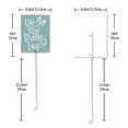 thumbnail image 5 of Eveokoki Easter Yard Signs Decorations Outdoor Do The Bunny Hop Yard Stake Signs Easter Lawn Décor for Easter Hunt Game, Party Supplies DÈcor, Easter Props 17.6", 5 of 5
