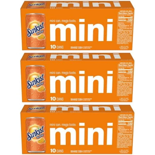 Sunkist Soda Bundled By (Original, 7.5 Oz Mini 30 Pack)
