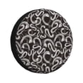 thumbnail image 1 of Balery Hand Drawn Snake Cubiertas para Neumáticos - Protector Resistente para Neumáticos de Camioneta, SUV, Remolque, Camper y RV-16 inch, 1 of 6