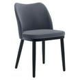 thumbnail image 2 of Yeshouse juego de 2 sillas de comedor tapizadas en terciopelo, asiento acolchado y patas de madera, diseño moderno, ideales para comedor, restaurante, cafetería o sala de estar, 2 of 7