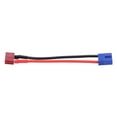 thumbnail image 1 of Cable adaptador de batería EC3 macho a T hembra, silicona suave, 12,7 cm de longitud Total para coche RC, avión y barco, 1 of 10