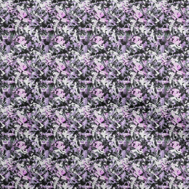 oneOone Tissu Popeline de Coton Violet Pastel Abstrait Matériel de Robe Tissu Imprimé Tissu au Mètre 56 Pouces de Large