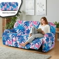 thumbnail image 3 of Xoenoiee Palm Tree Print Recliner Chair Cover High Stretch Jacquard Fabric Recliner Slipcover Waterproof Furniture Protector with Side Pockets, 3 of 7
