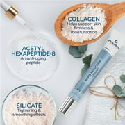Plexaderm Rapid Reduction Eye Serum - Advanced Formula Anti Aging Visibly Reduces Under-Eye Bags, Wrinkles, Dark Circles, Fine Lines & Crows Feet Instantly Instant Wrinkle Remover for Face