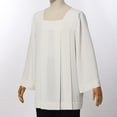 thumbnail image 3 of BLESSUME Clergy Cassock White Pleated Church Robes for Men Church Vestment, 3 of 7