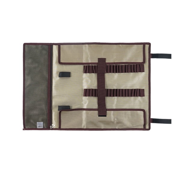 Soidarity Bolsa de herramientas para acampar, organizador de clavijas, bolsas de almacenamiento plegables para viento de uñas, soporte para carpas Caqui L