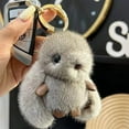 thumbnail image 2 of Soft Bunny Keychain Cute Plush Long Ears Rabbit Bag Charms for Purse Handbags Backpack Fluffy Key Chain Accessories for Women Ideal for Gifts, 2 of 3