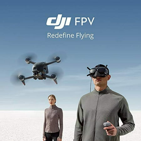 DJI - FPV Combo Drone with Remote Control and Goggles - Gray